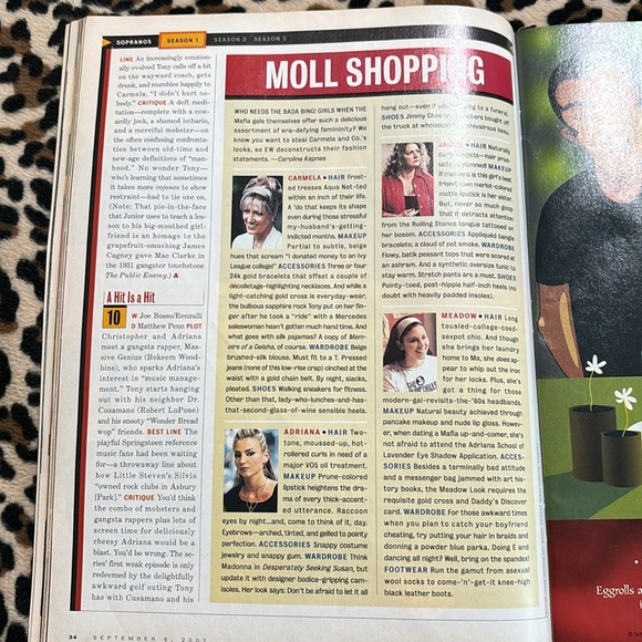 2002 ENTERTAINMENT WEEKLY Magazine Issue The Sopranos Tony HBO Y2K Vintage Guide - Picture 10 of 13